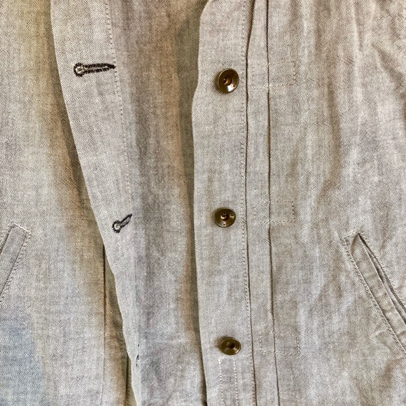 Rag and Bone Beautiful Light Wash Gray Denim Jacket   (4) - Picture 9 of 10